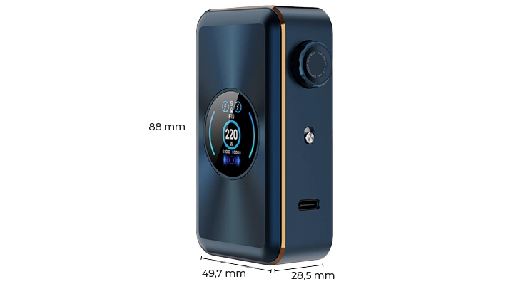 Dimension du Mod Gen Max Vaporesso