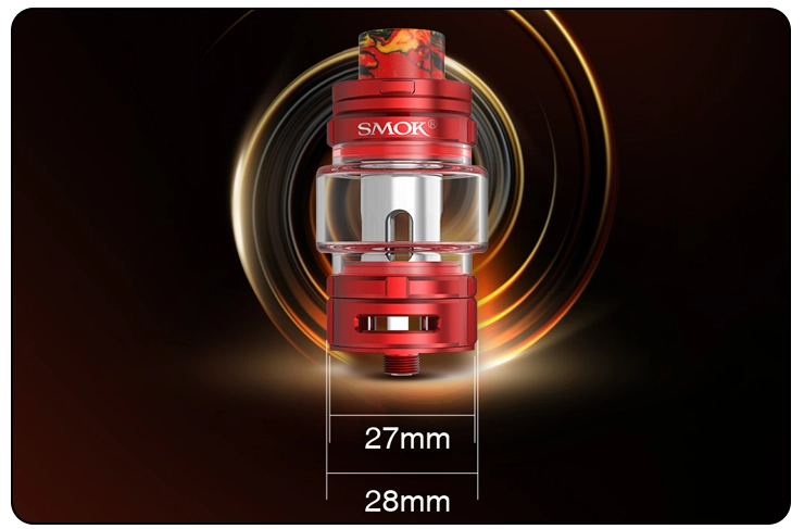 Dimensions du clearomiseur TFV16 de chez Smok