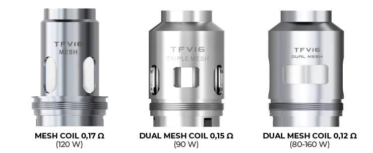 Image des résistances pour le clearomiseur TFV16 de chez Smok