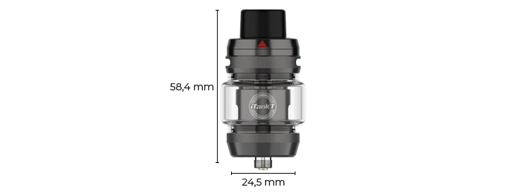 Dimensions du cleaormiseur iTank T Vaporesso