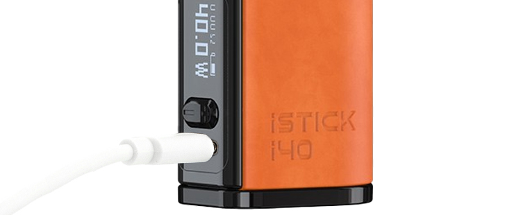 Rechargement par port USB-C de la Box Eleaf Istick i40