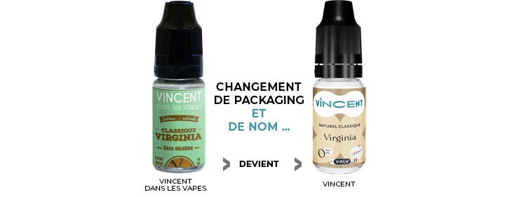 Changement de packaging et de nom chez VDLV pour la marque Vincent