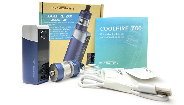 Image du packaging du kit Coolfire Z60 de Innokin