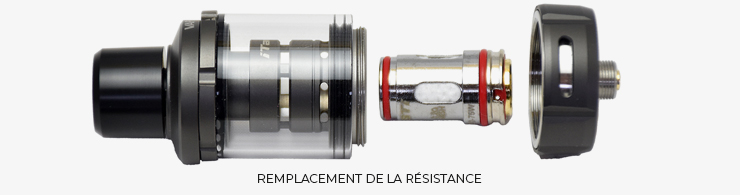 Mode de remplacement de la résistance sur le clearomiseur Vaporesso