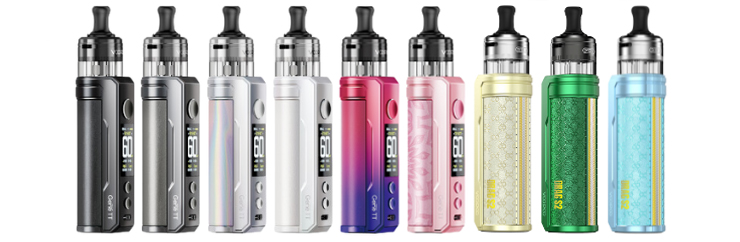 Gamme de couleurs du Pod Voopoo DRAG S2