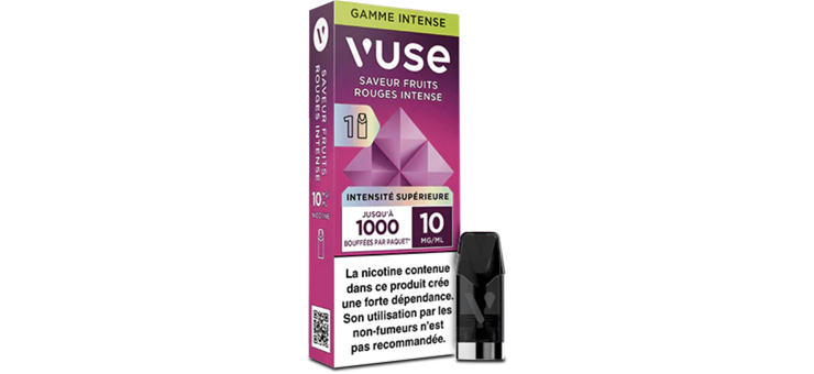 Capsule pour la Box Reload Vuse Fruits Rouges Intense