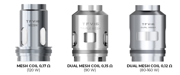 Présentation des résistances pour le clearomiseur TFV16 de chez Smok