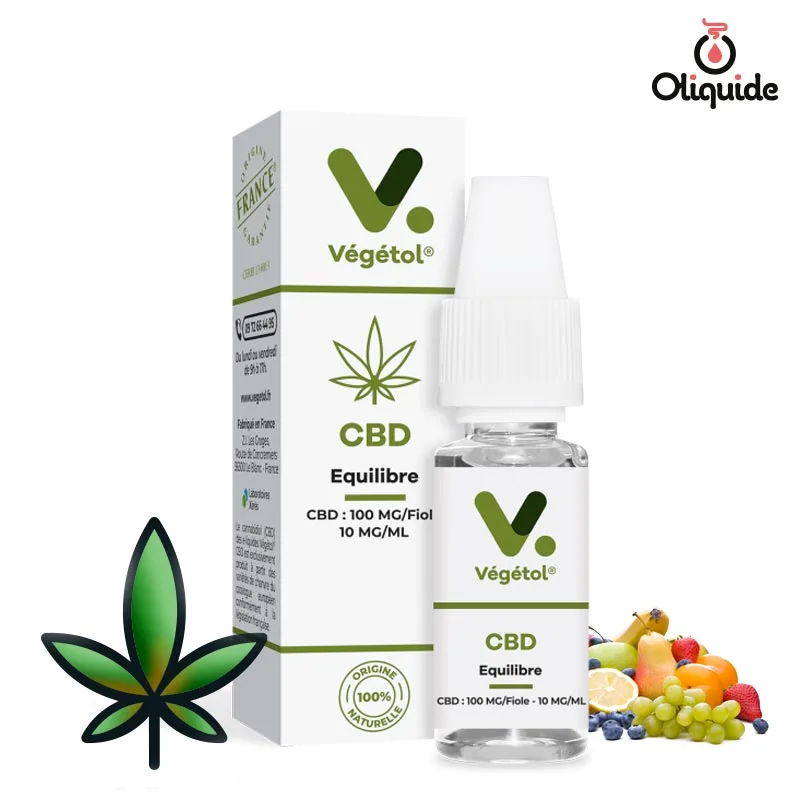 Poussez les limites avec le Equilibre CBD de Végétol