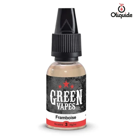 Liquides DLUO Dépassée Framboise de la marque Green Vapes