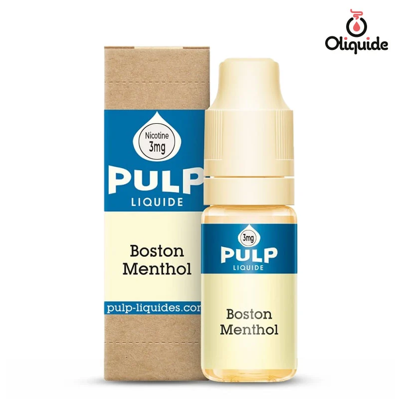 Découvrez le Boston Menthol de Pulp en profondeur en le testant