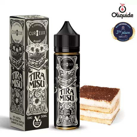 Dessert 50ml Tiramisu 50 ml de la marque Curieux