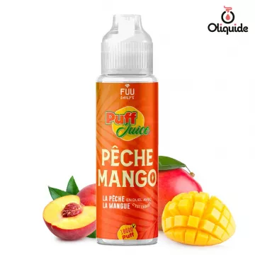 Pêche Mango 50 ml de la collection Puff Juice 