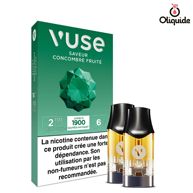 Sentez le Concombre Fruité x2 - Vuse PRO de Vuse par vous-même