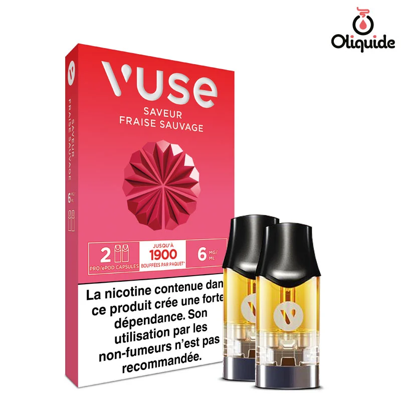 Partez à la découverte du Fraise Sauvage x2 - Vuse PRO de Vuse