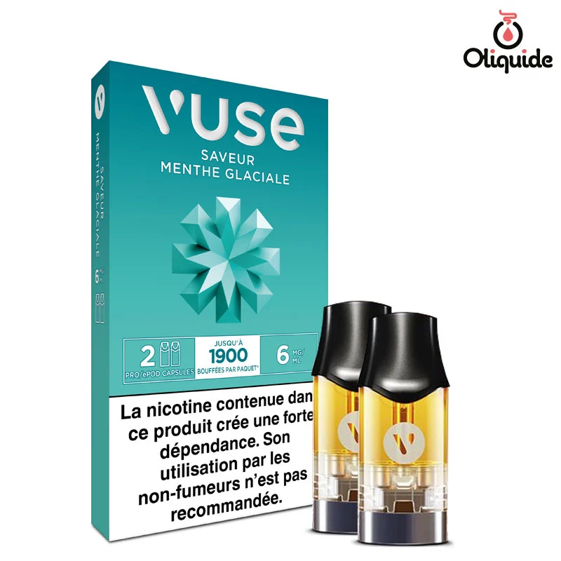 Passez en revue le Menthe Glaciale x2 - Vuse PRO de Vuse