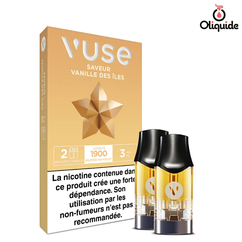 Soyez curieux et testez le Vanille des îles x2 - Vuse PRO de Vuse